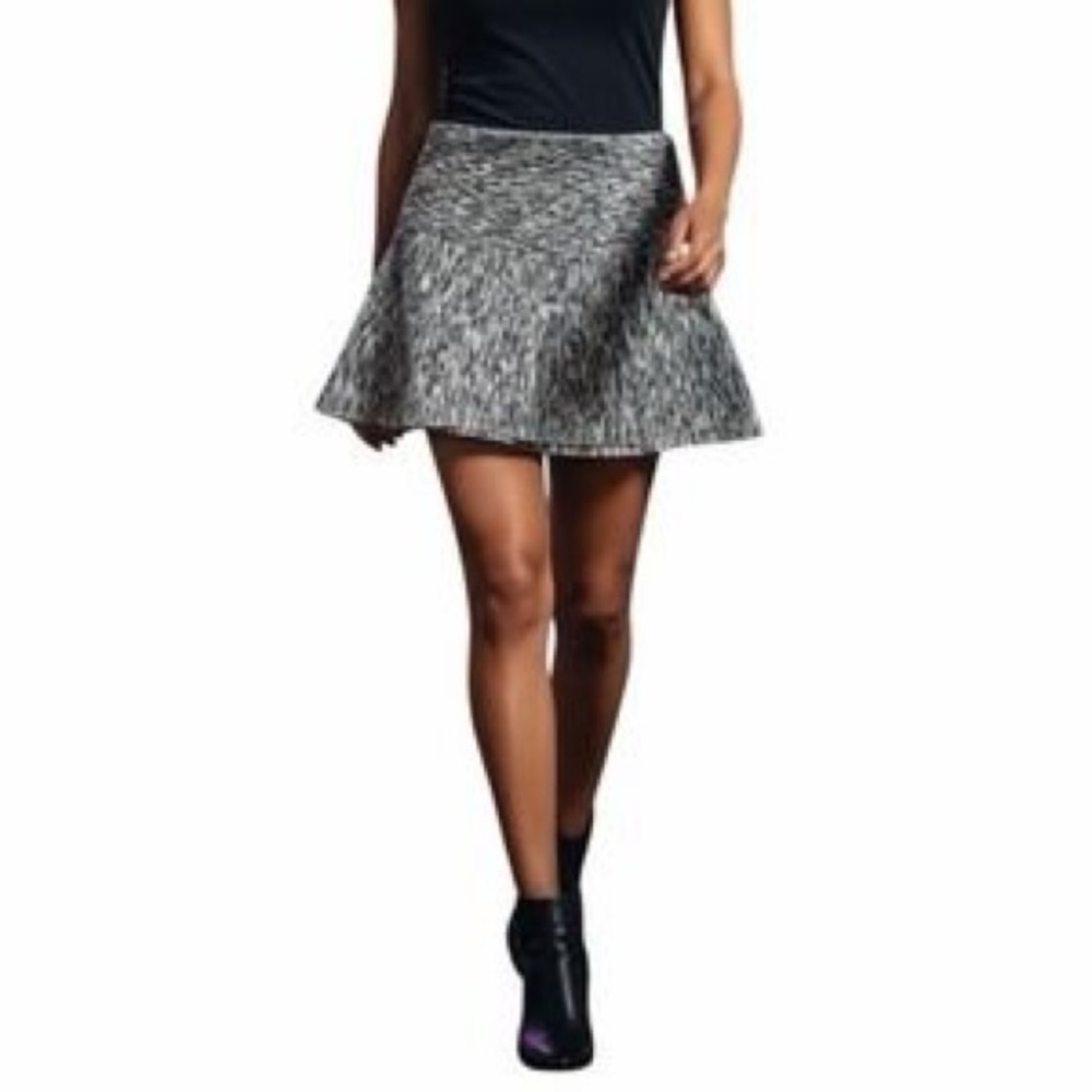 Theory - Gida Drop-Waist Space-Dye Skirt - Size L